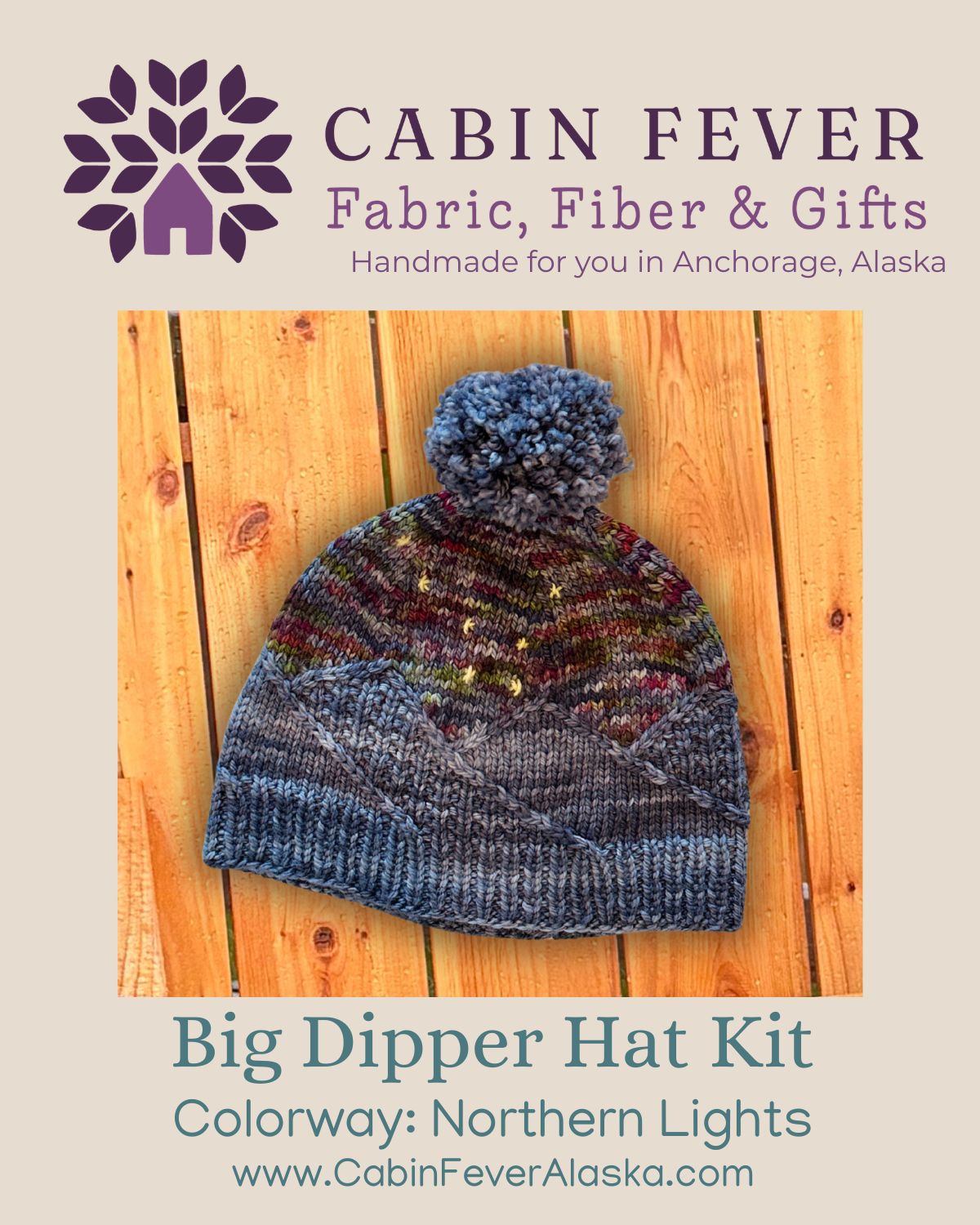 Big Dipper Hat Kit - Northern Lights