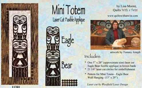 Mini Totem Laser Cut Appliques