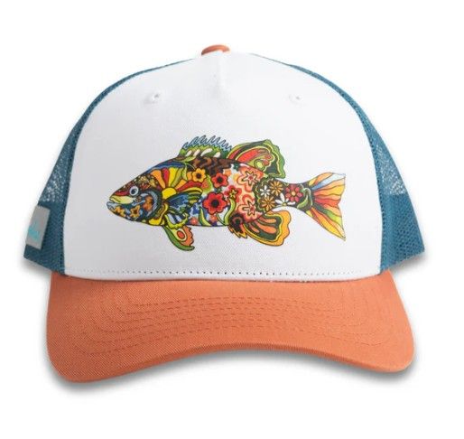 FisheWear Hats FisheWear Hats, Design: Boho Bass Trucker