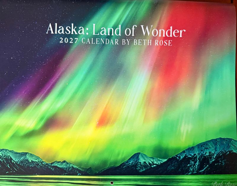 2027 Alaska: Land of Wonder Wall Calendar