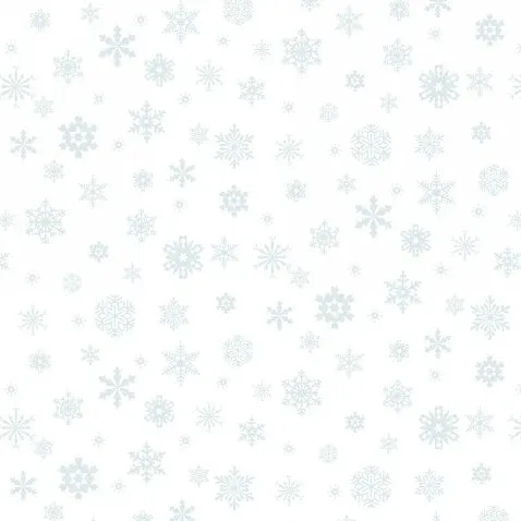 Snowflakes on White