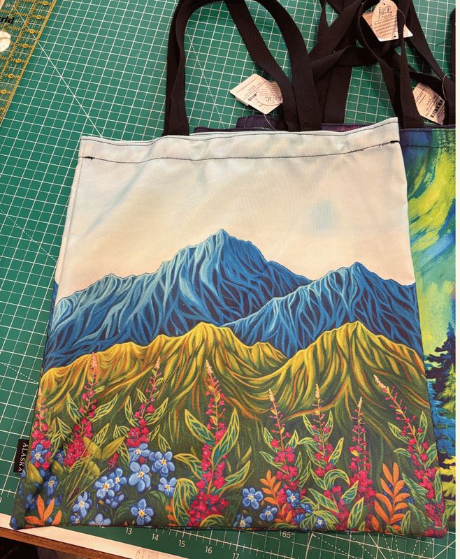 Lovely Meadow Canvas Tote Bag