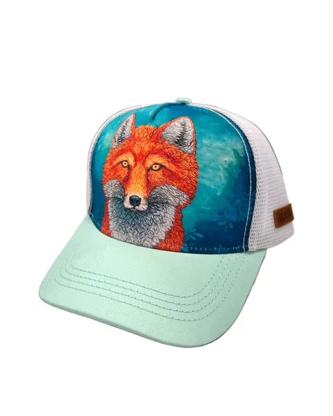 Tenacious Gaze Fox Mesh Back Hat