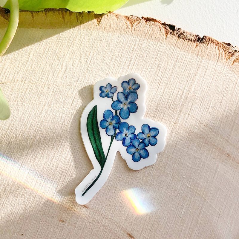 Forget-me-not Sticker