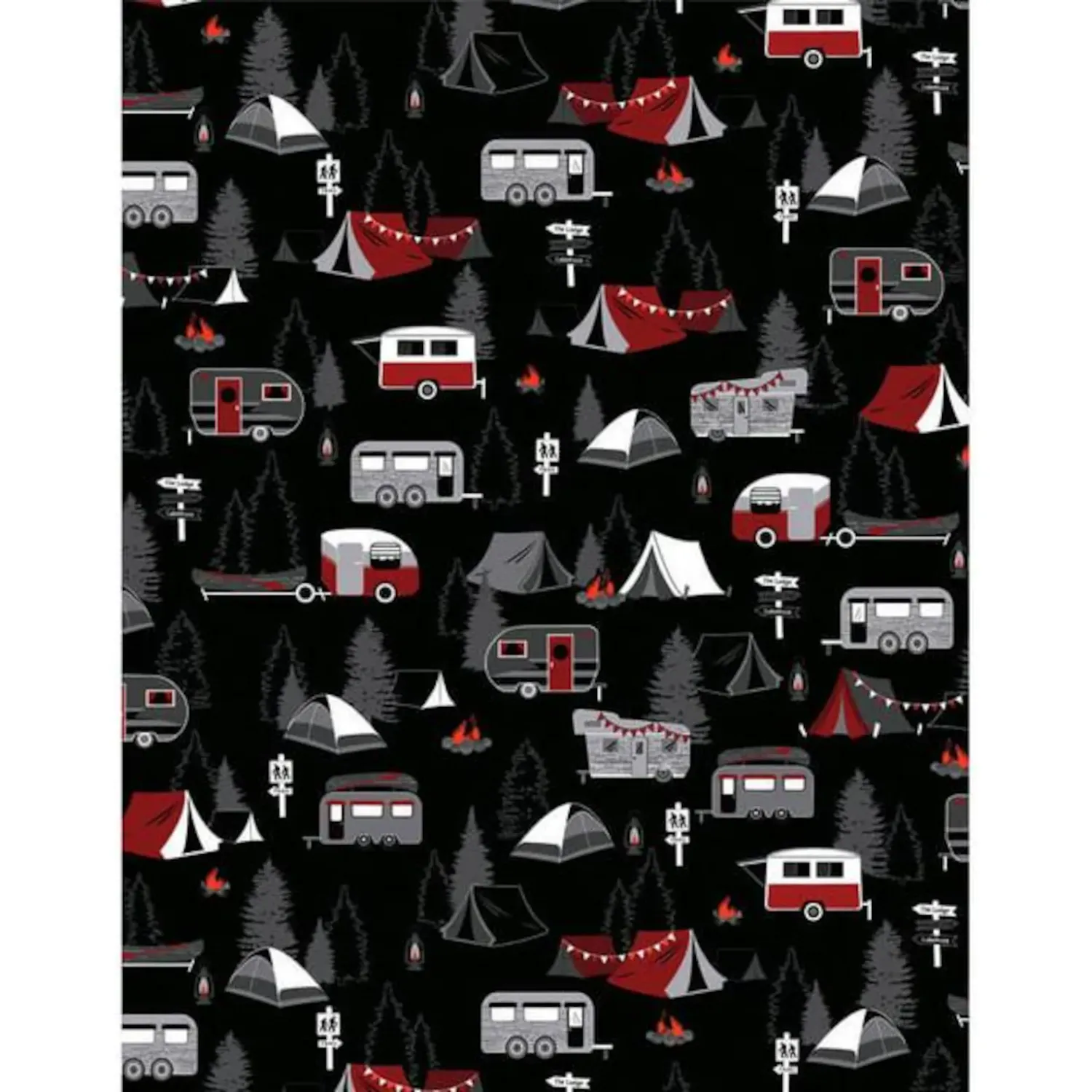 Gone Camping | Great Outdoors Gone Camping | Great Outdoors, Color: Black