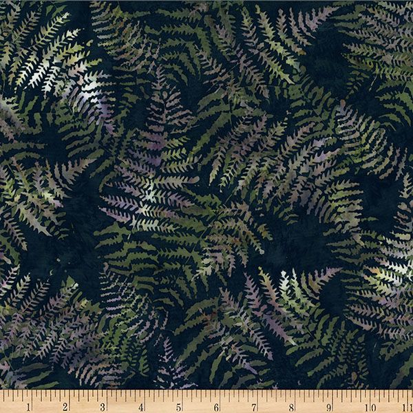 Batik Fern Leaves