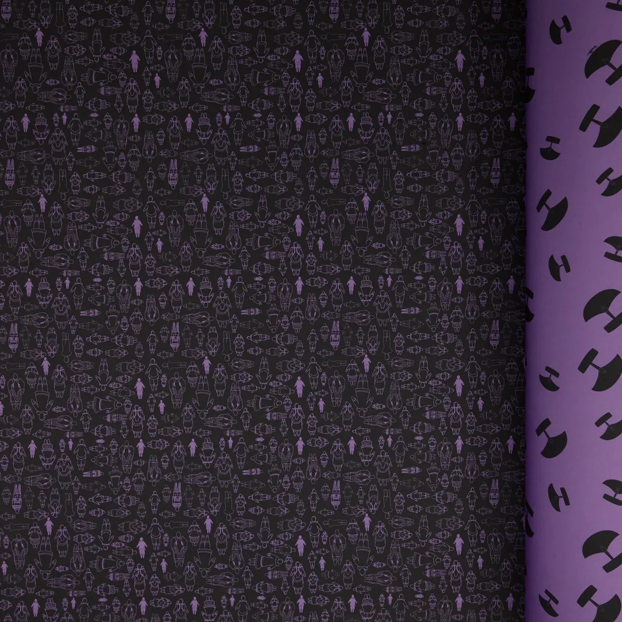 Inuujait™ Commander® Fabric by Martha Kyak Inuujait™ Commander® Fabric by Martha Kyak, Color: Hyacinth, Precut Size: Yard