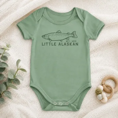 Little Alaskan Salmon Bodysuit