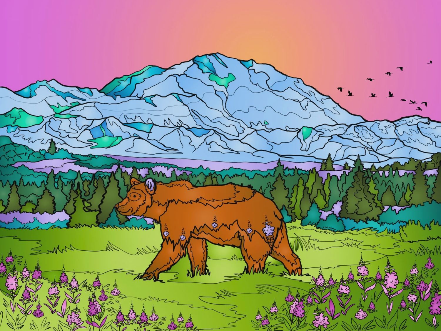 Alaska Ceramic Mugs Alaska Ceramic Mugs, Design: Spring Bear