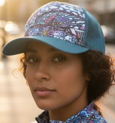 Enchanted Grayling Mesh Back Trucker Hat