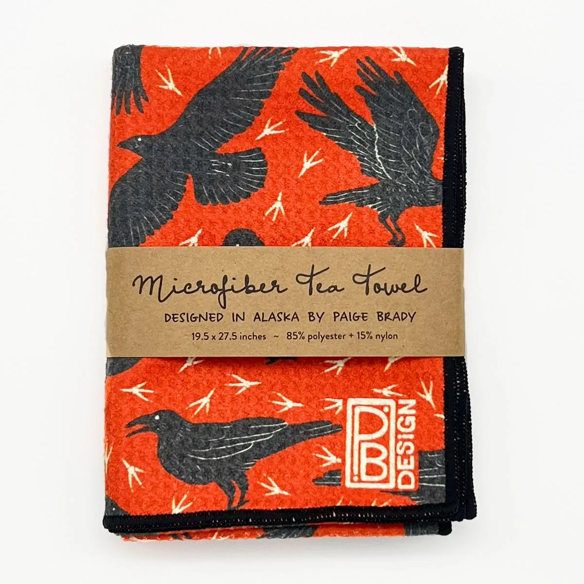 Raven Tea Towel | Microfiber