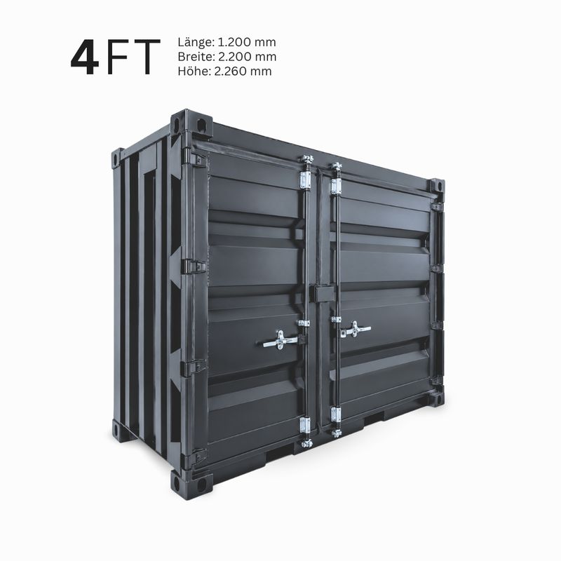 4FT, 5FT, 6FT, 8FT Standard Seecontainer, Lagercontainer