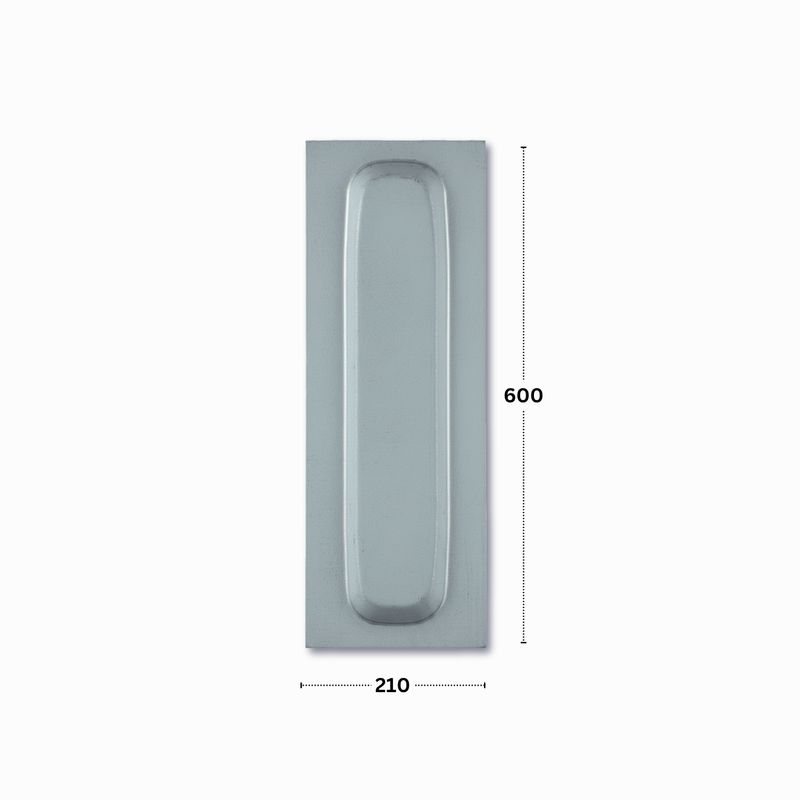 Container Dachblech Cortenstahl Patch / Flicken – 210 x 600 x 2 mm