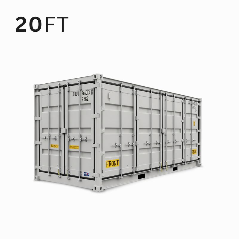 20FT Seecontainer, Lagercontainer All Side Door Open Container