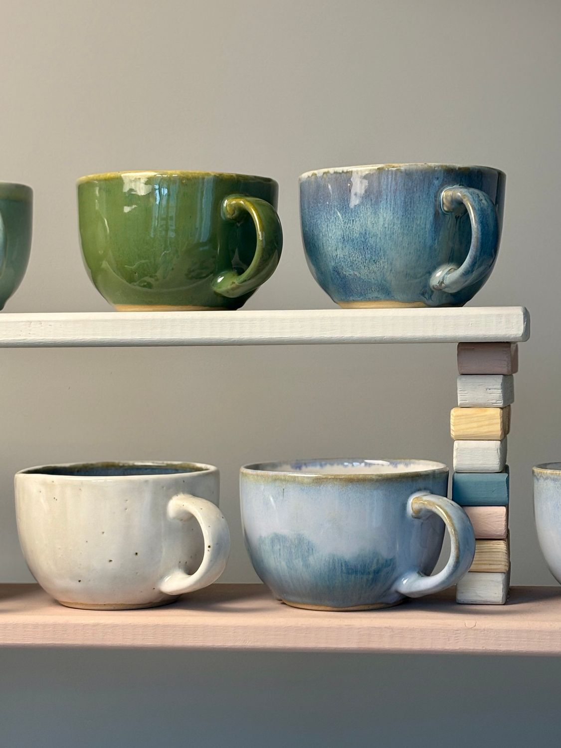 Huge cappuccino mug - Emerald Falls green