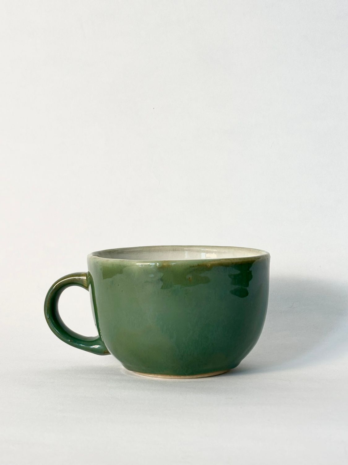 Huge cappuccino mug - Emerald Falls green