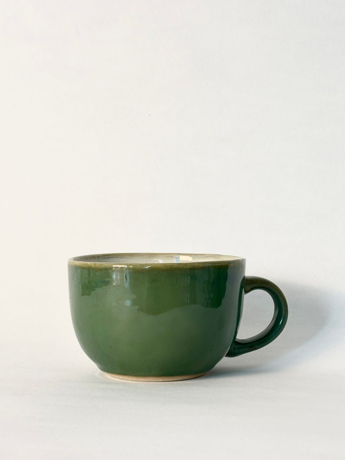 Huge cappuccino mug - Emerald Falls green