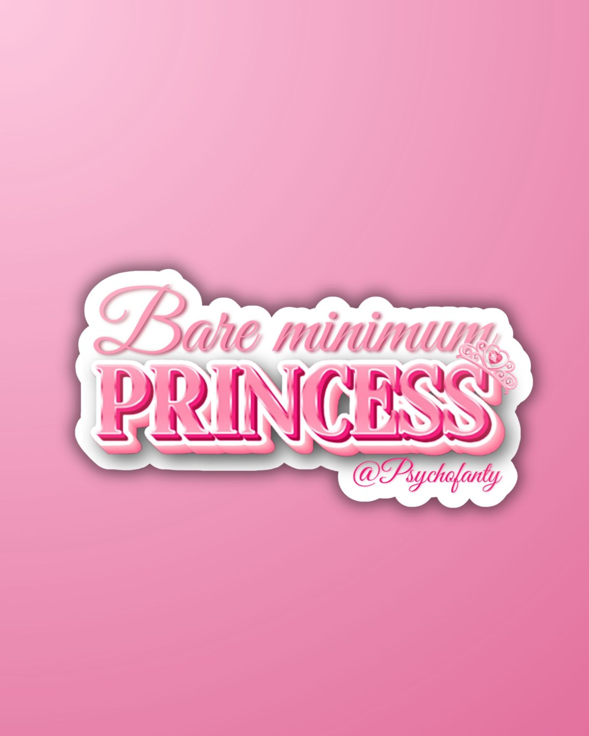 Bare minimum princess