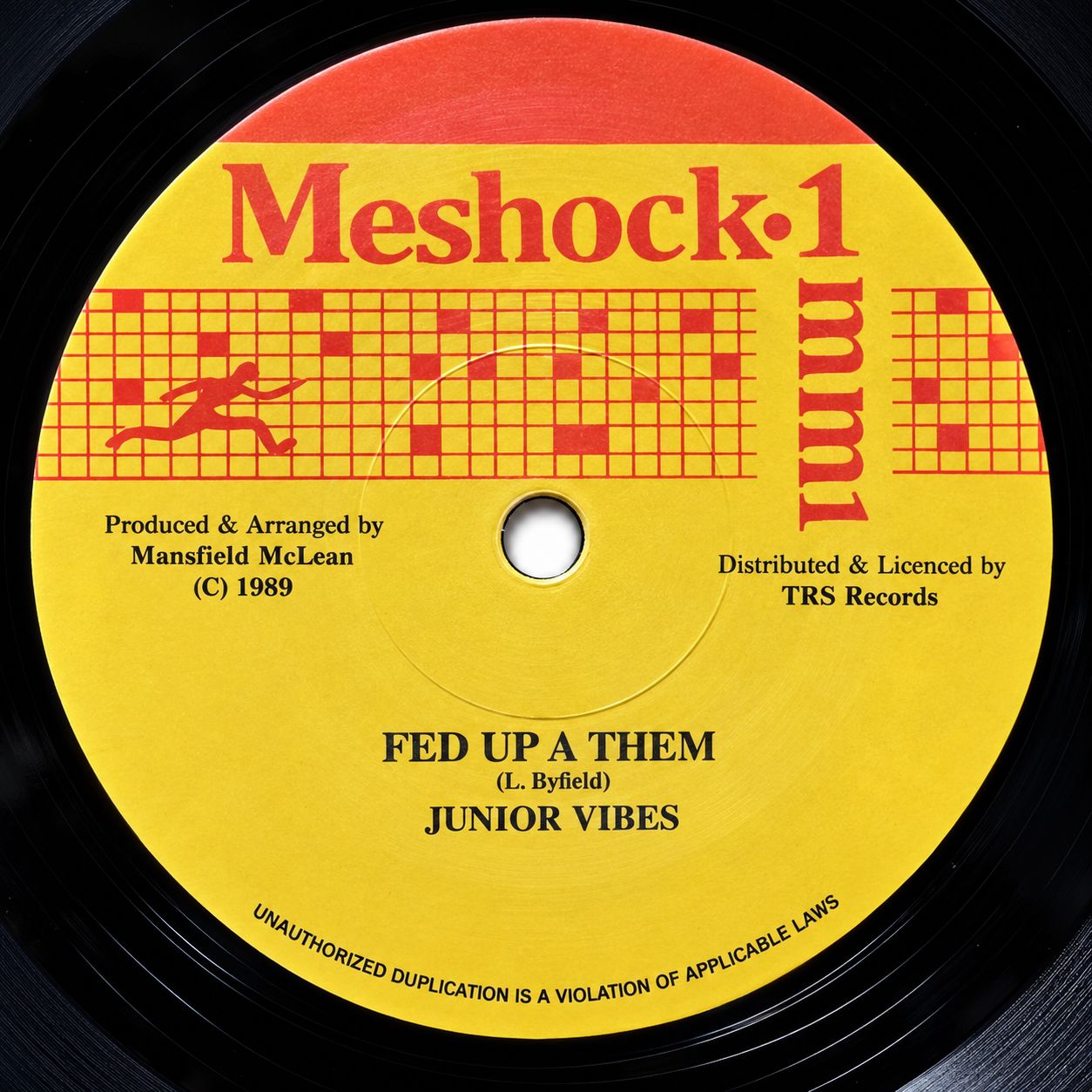 JUNIOR VIBES - Fed Up A Them (7")