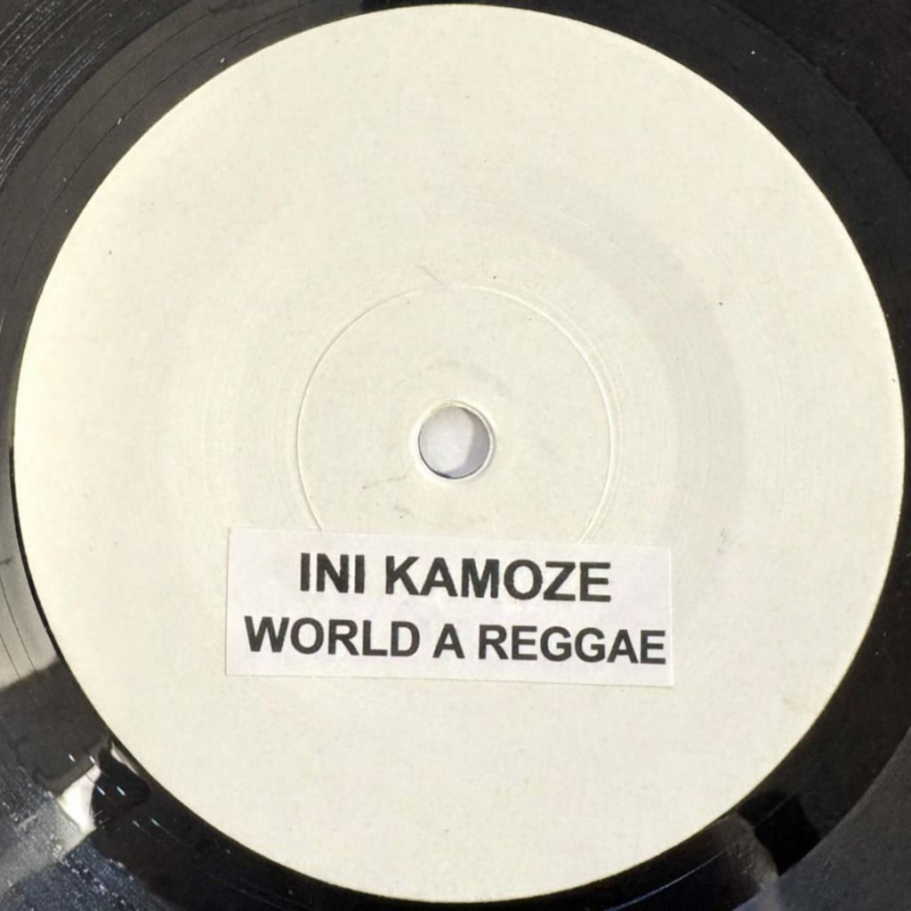 INI KAMOZE - World A Music (TEST PRESS) 7"