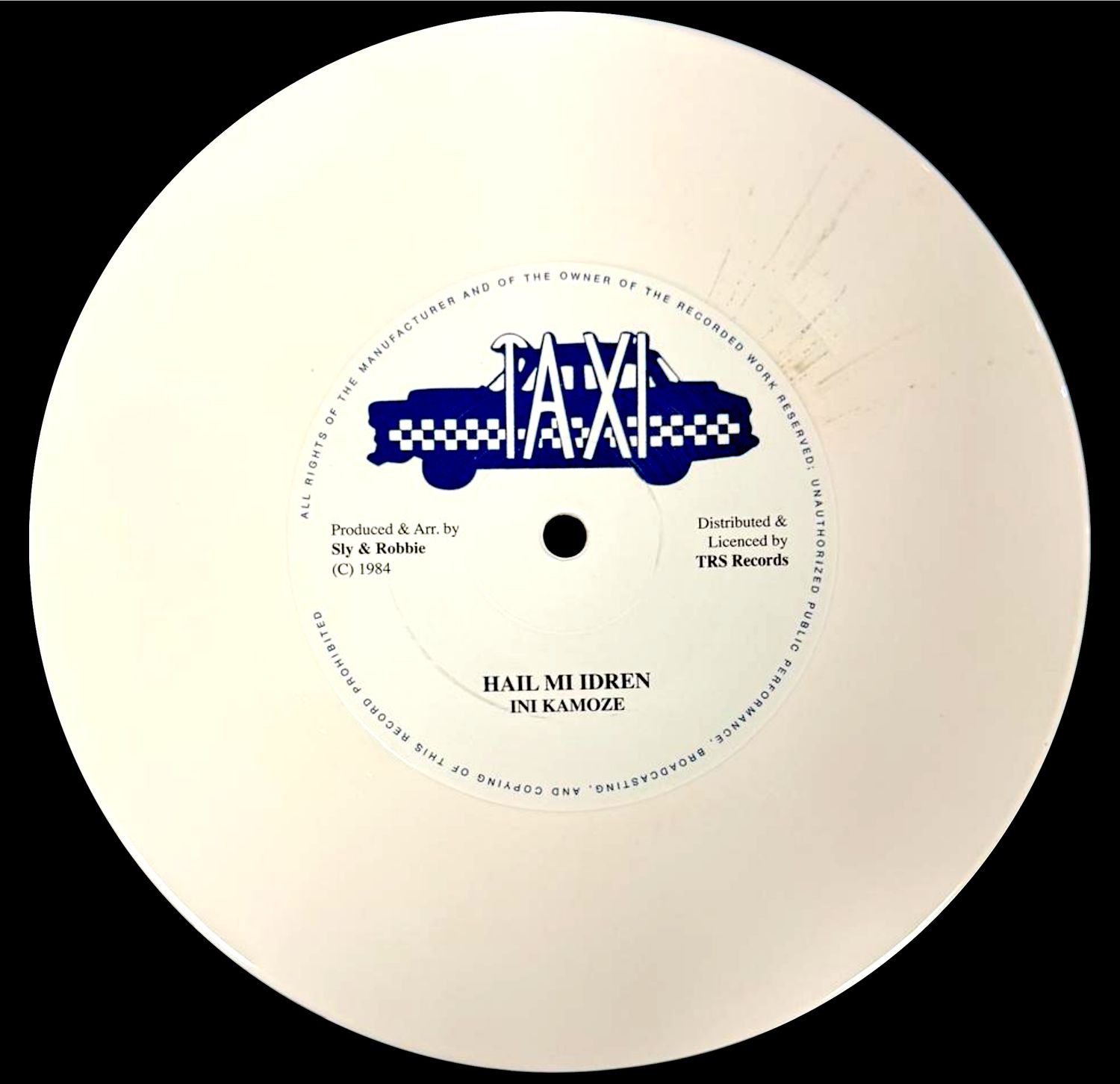 INI KAMOZE - Hail Me Idren (White 7") Limited Edition