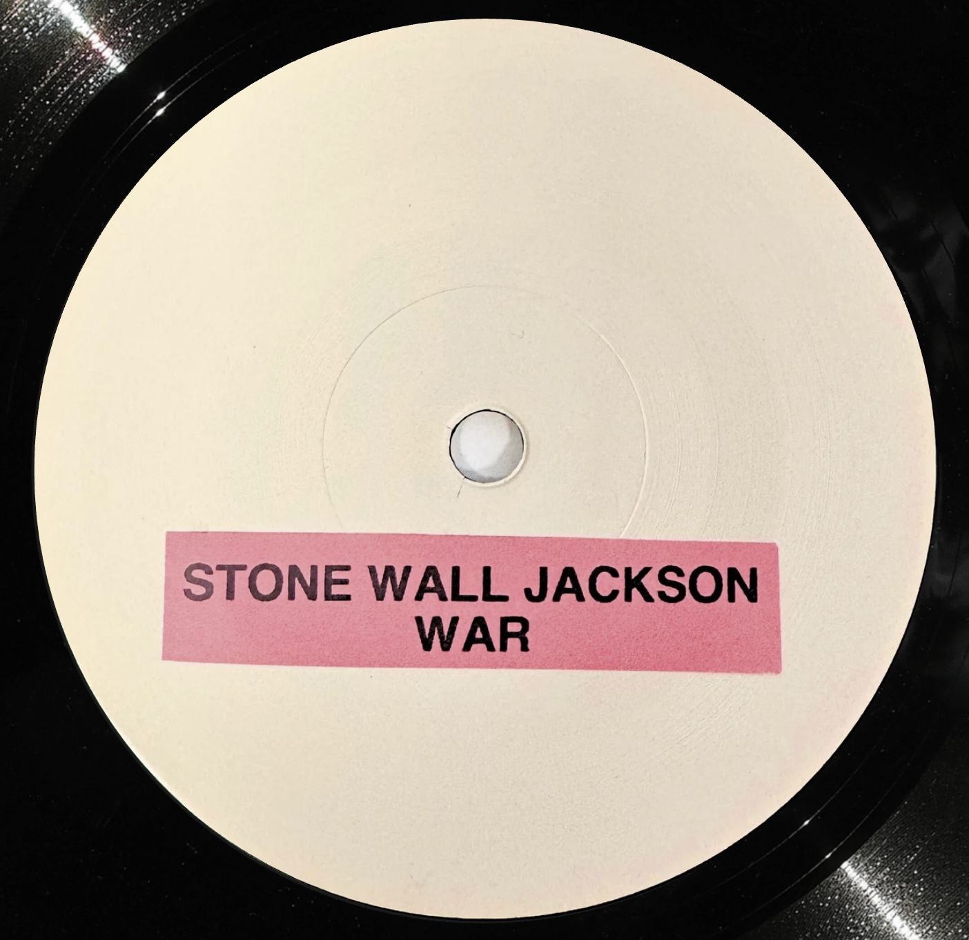 STONE WALL JACKSON - War (TEST PRESS) 7"