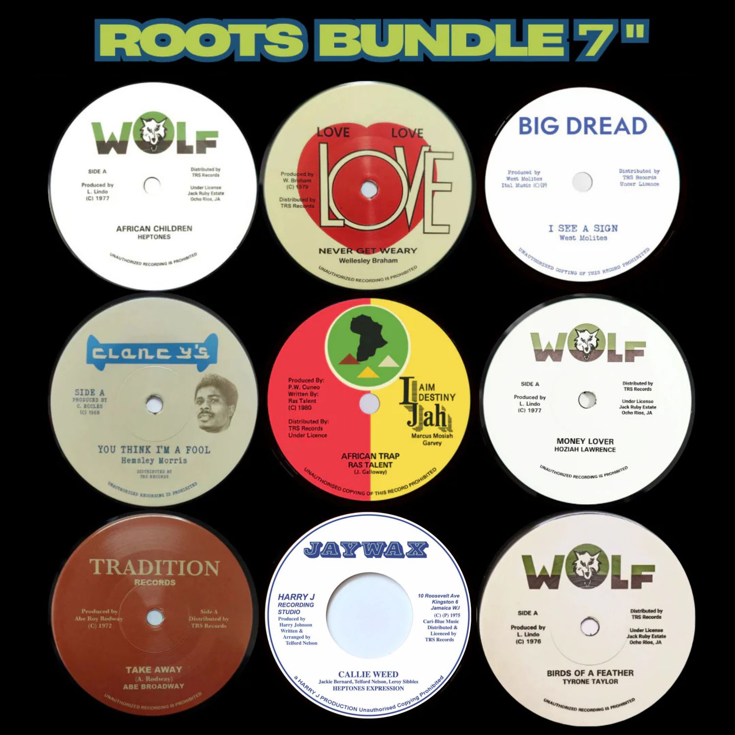 7" ROOTS BUNDLE - SPECIAL OFFER
