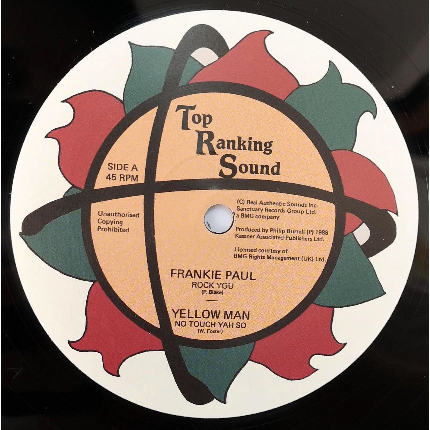 FRANKIE PAUL / YELLOWMAN - Rock You / No Touch Ya So (12")