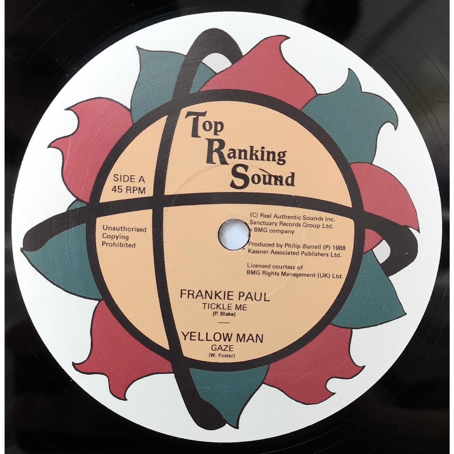 FRANKIE PAUL / YELLOWMAN - Tickle Me / Gaze (12")