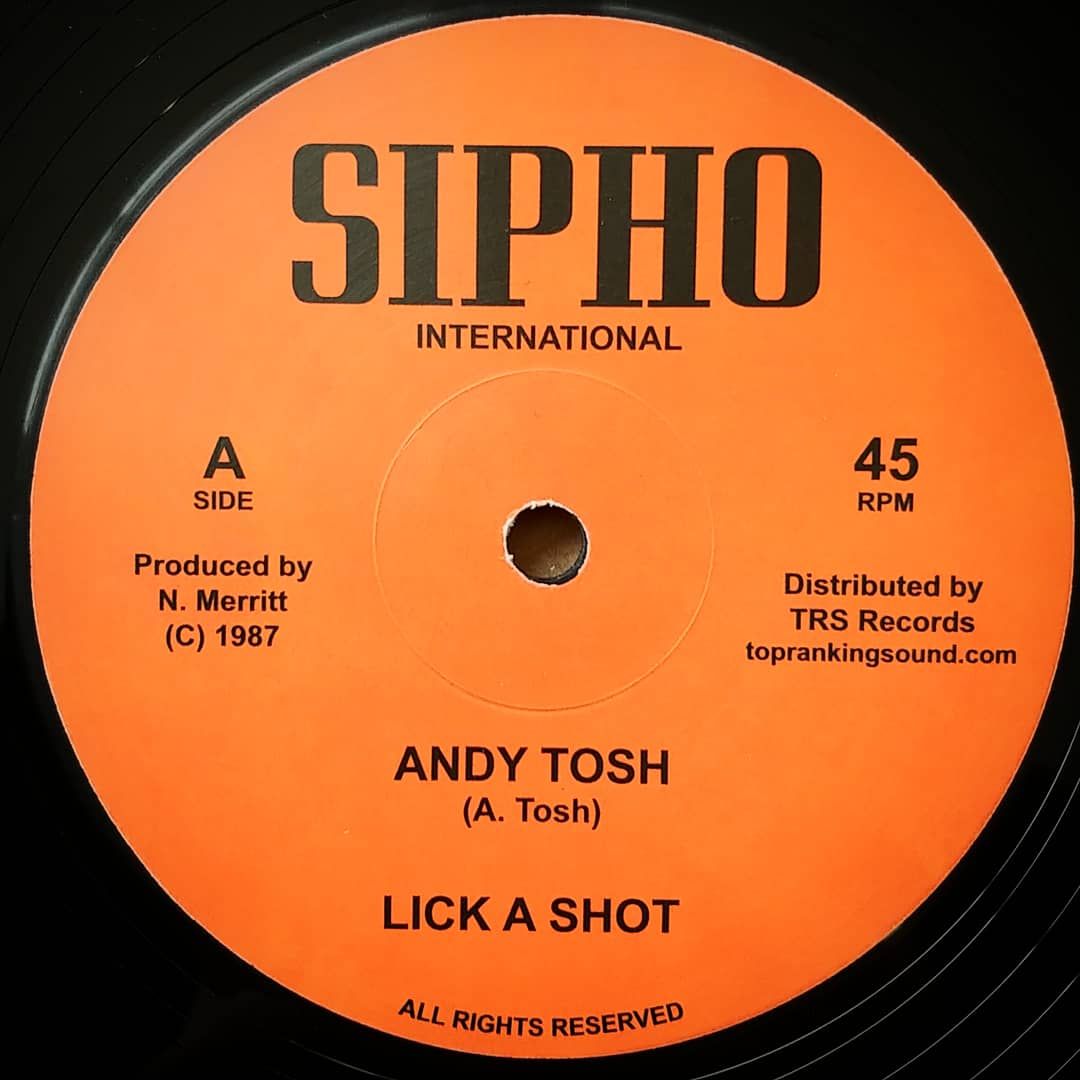 ANDY TOSH / FRANKIE WILMOTT - Lick A Shot / Sensimilla (12")