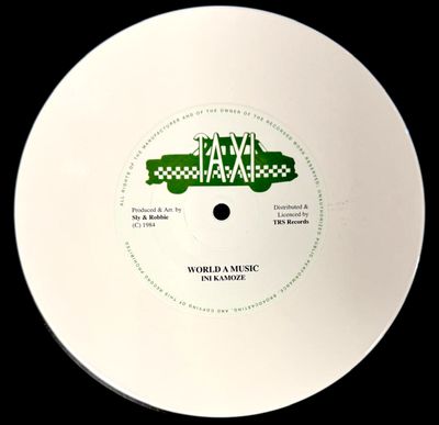 INI KAMOZE - World A Music (White 7") Limited Edition
