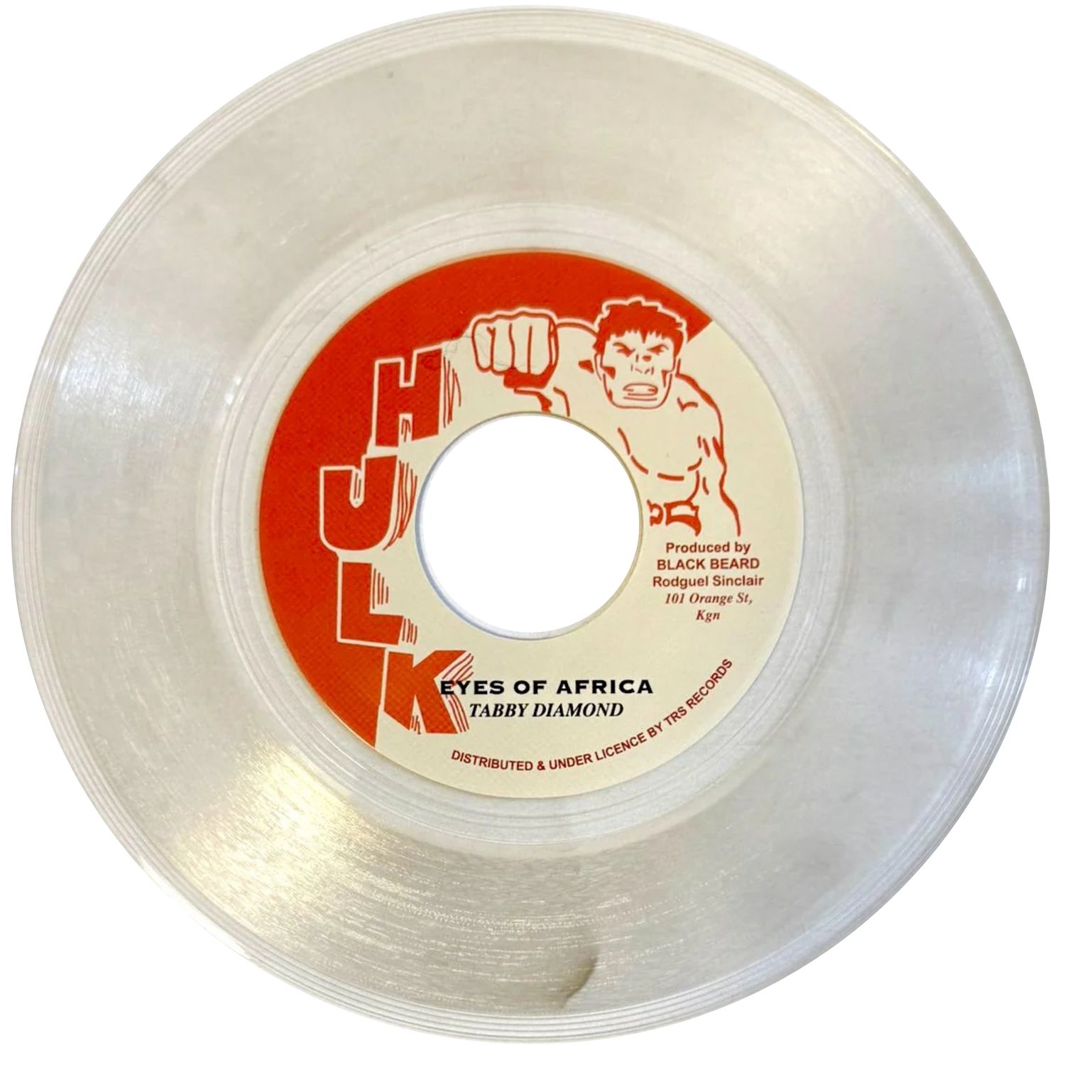 TABBY DIAMOND - Eyes Of Africa (Clear 7") Limited Edition