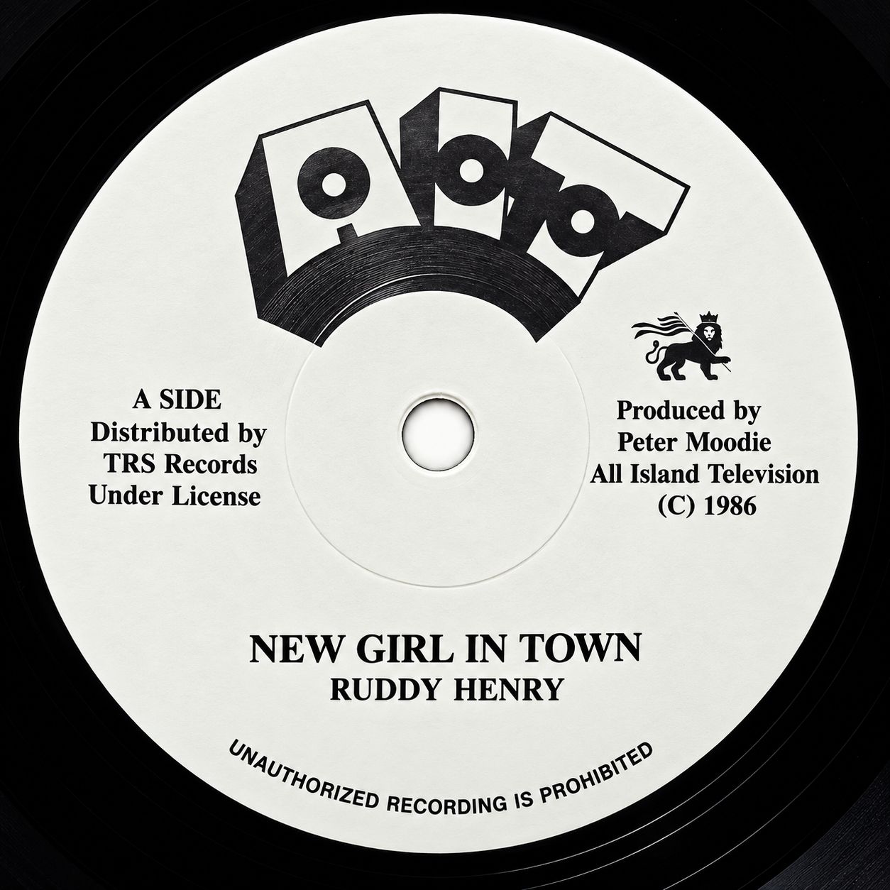 RUDDY HENRY - New Girl In Town (7")