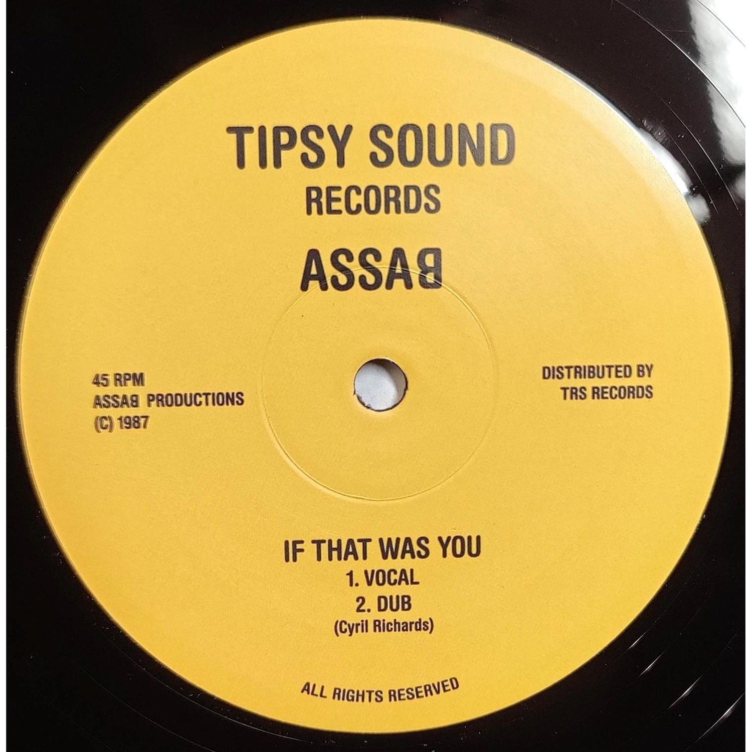 ASSAB - I'm A Loner Girl / If That Was You (12")