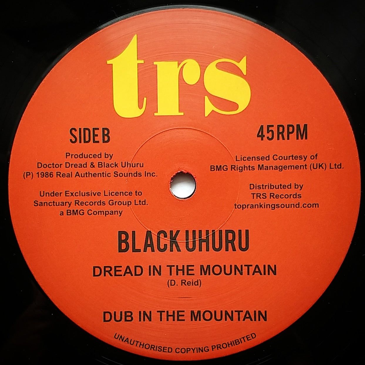 BLACK UHURU - Let Us Pray / Dread In The Mountain (12")