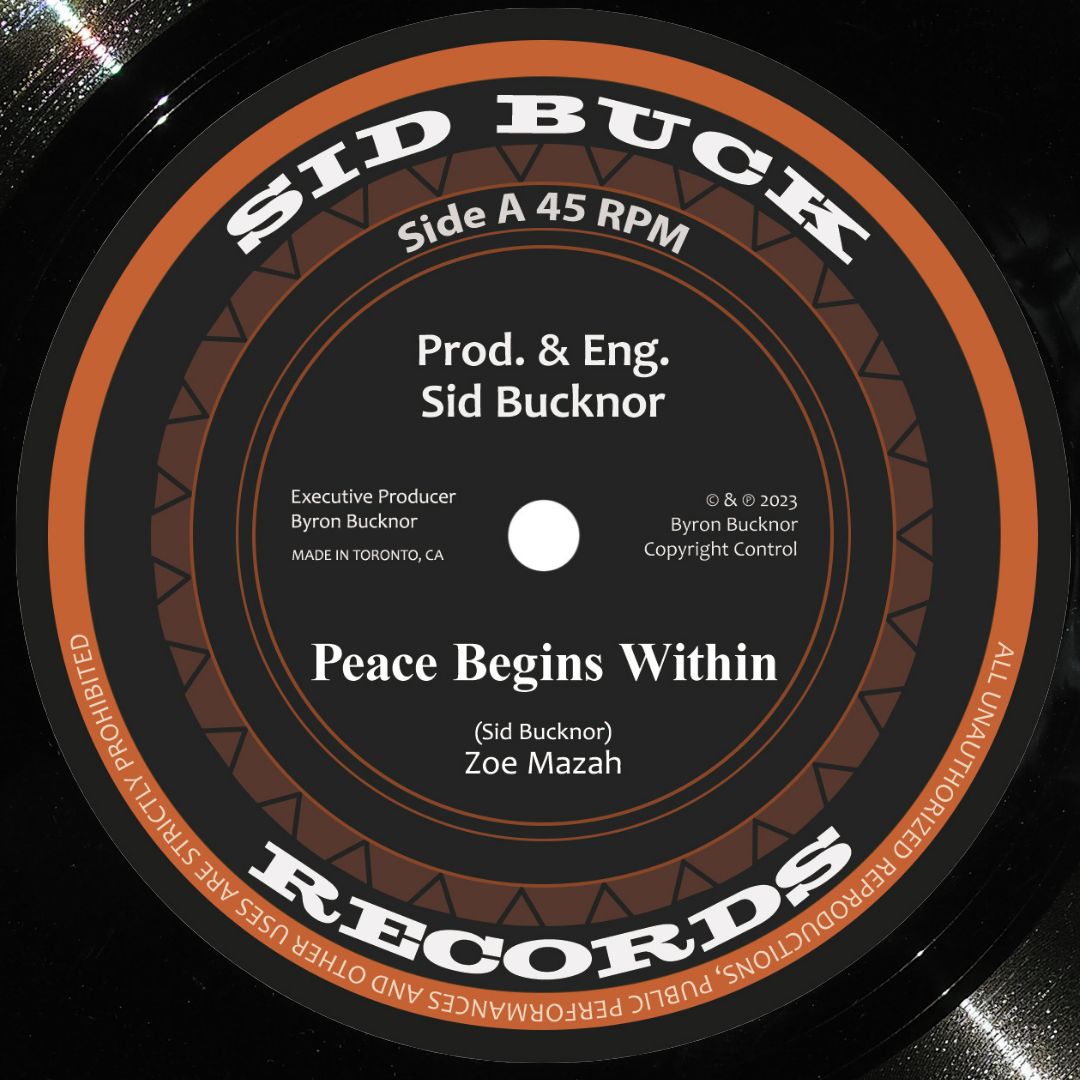 ZOE MAZAH - Peace Begins Within / Rasaan (7")