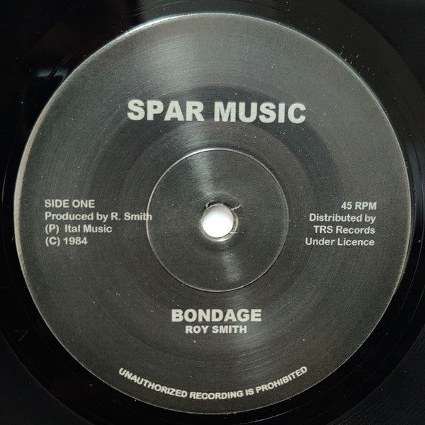 ROY SMITH - Bondage (7")