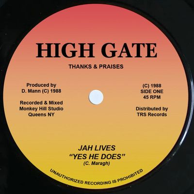 THANKS &amp; PRAISES - Jah Live "Yes He Does" (7")