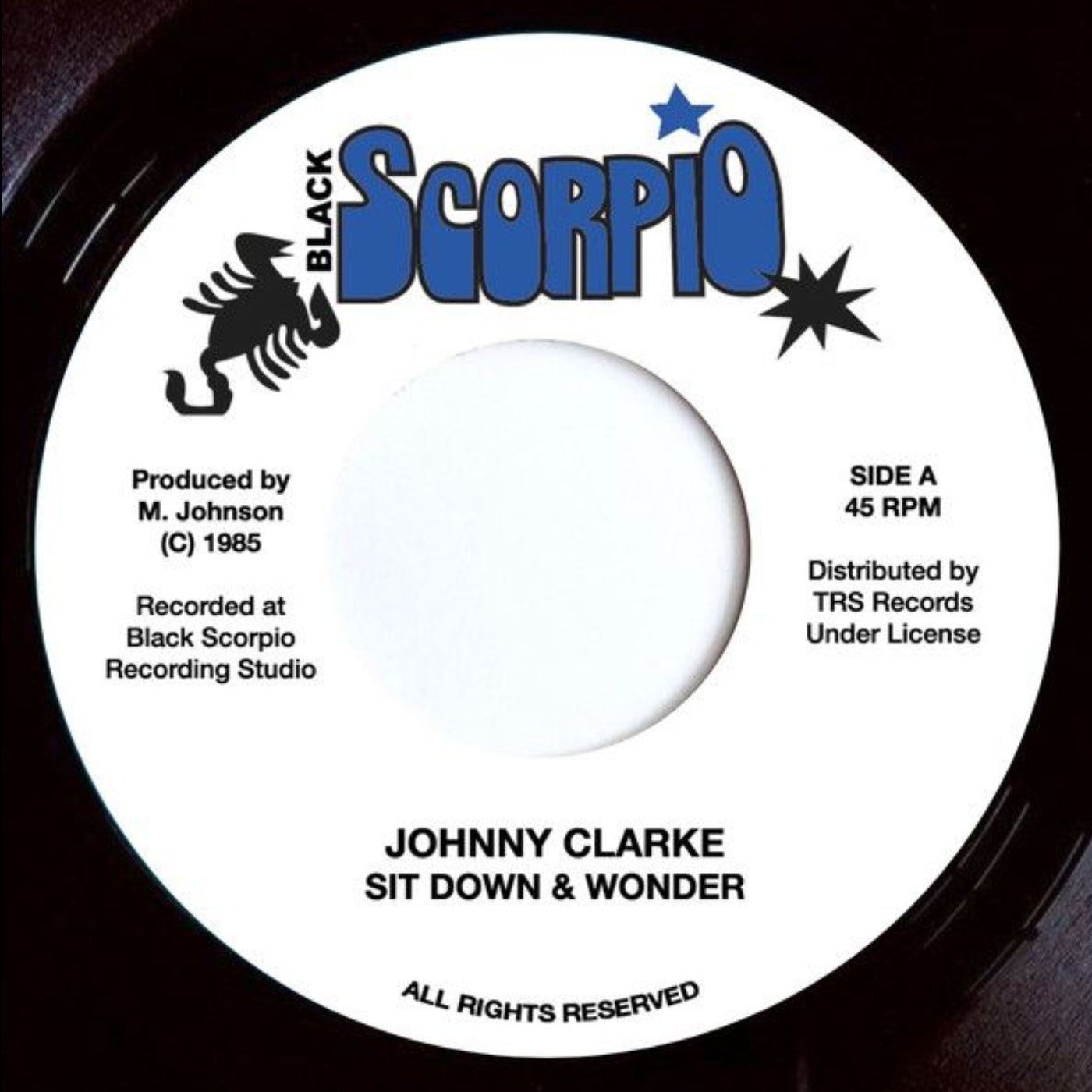 JOHNNY CLARKE - Sit Down &amp; Wonder (7")