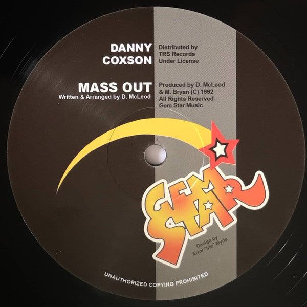 DANNY COXSON - Bad Boy Life / Mass Out (12")