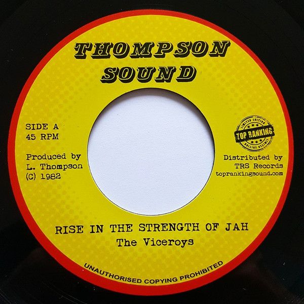 THE VICEROYS - Rise In The Strength Of Jah (7")