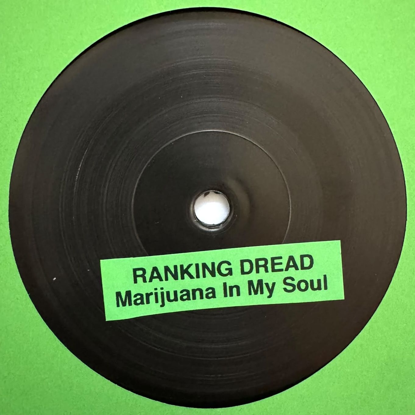 RANKING DREAD / BIG JOE - Marijuana In My Soul / Smoke Marijuana (7") TEST PRESS