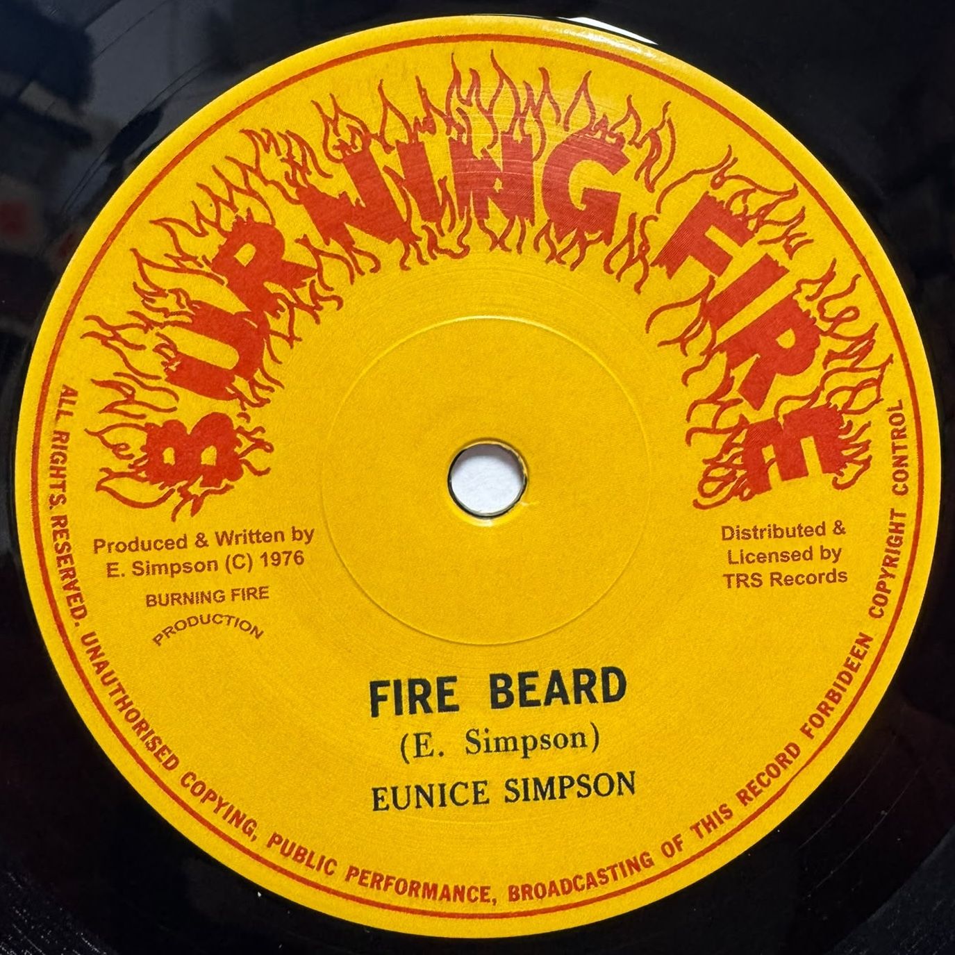 EUNICE SIMPSON - Fire Beard (7")