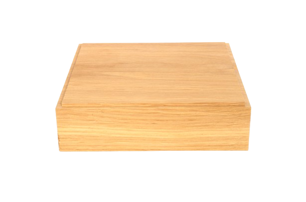 Socle en chêne pour statue 18x18x5 cm Socle en chêne pour statue 18x18x5 cm