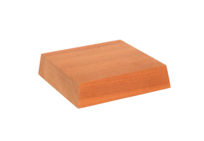 Socle sapelli pour statue 15x15x5 cm