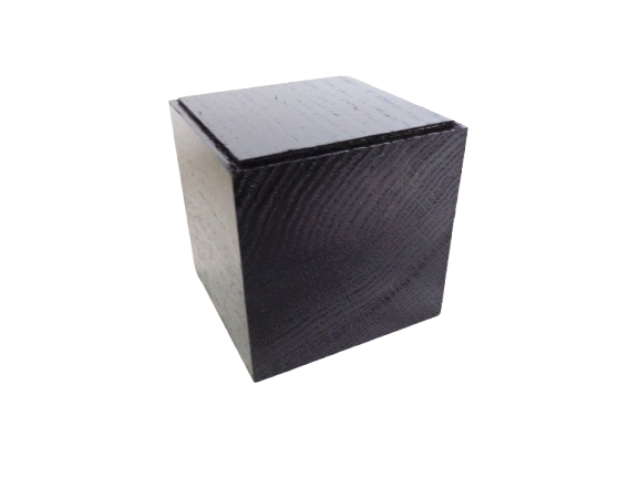 Socle en chêne pour statuette - 8x8x8 cm