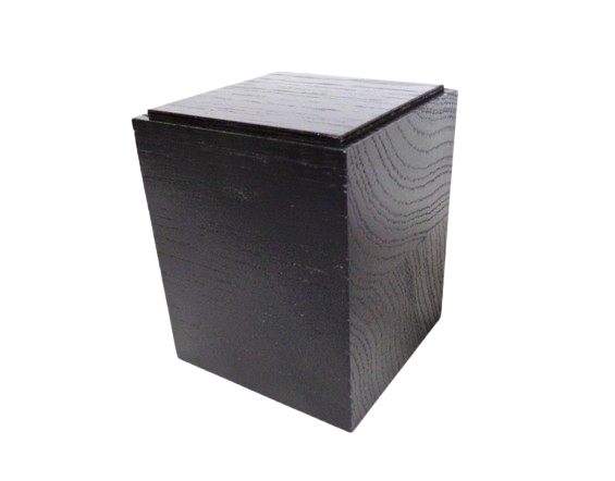 Socle en chêne pour statuette - 8x8x10