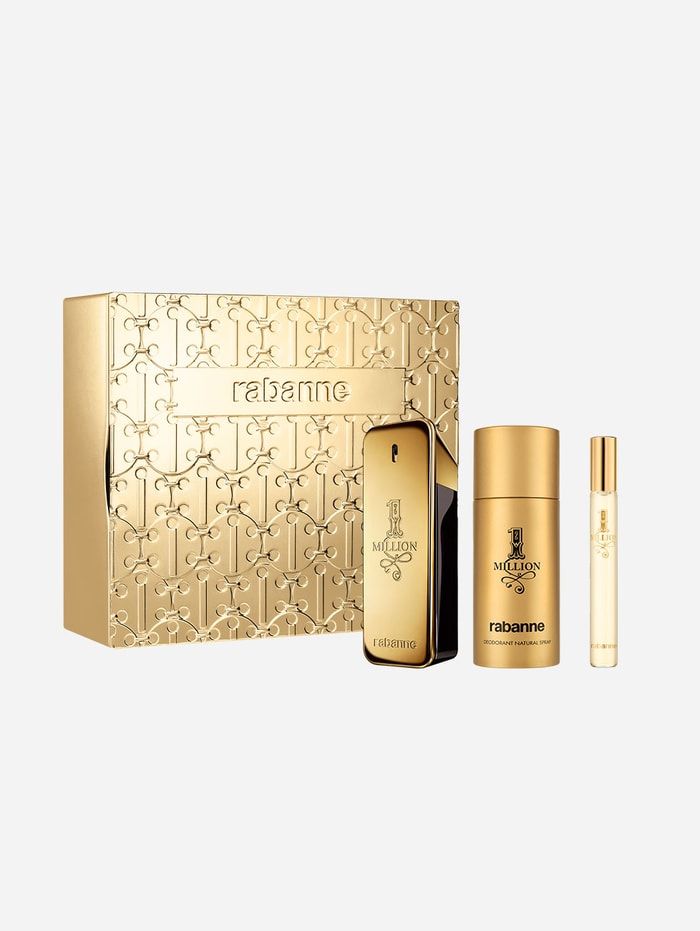 Gift set 1 Million by Rabanne 3pcs, 3.4 fl oz eau de toilette spray +10 ml edt+5.1oz DEODORANT SPRAY MEN'S
