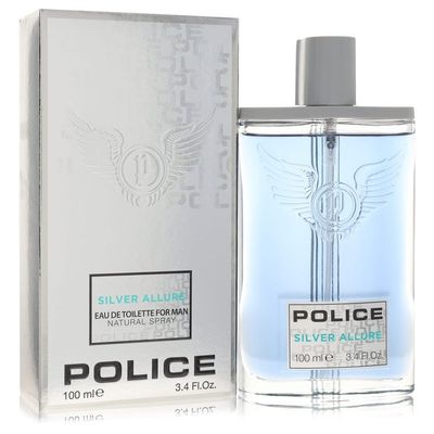 Police Contemporary Silver Allure by Police Colognes Eau De Toilette Spray 3.4 oz (Men)