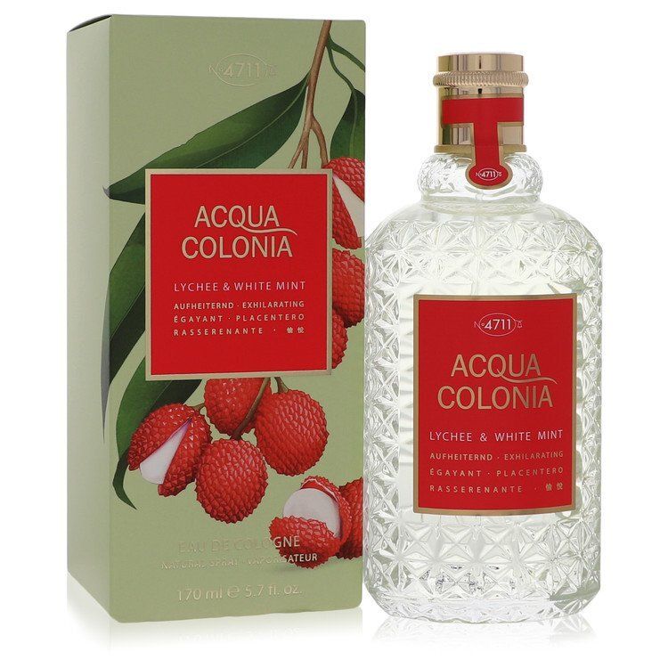 4711 Acqua Colonia Lychee &amp; White Mint by 4711 Eau De Cologne Spray (unisex) 5.7 oz (Women)